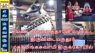 திருவிடைமருதூர் மகாலிங்கேஸ்வரர் கோயில் |மூவரின் தேவாரப்பாடல் பெற்ற கோயில்| thiruvidaimaruthur temple