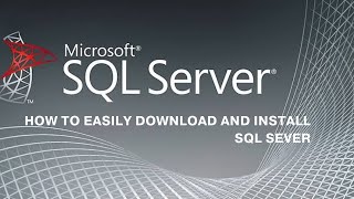 How to download and install easily SQL Server Express and SQL Server Management Studio 2017.