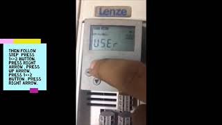 LENZE 8200 RUN VIA KEYPAD/LOCAL MODE