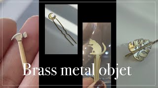 금속공예 / 황동판으로 만든 책갈피, 오브제 모음집.zip / how to make brass metal objet