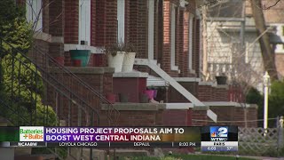 How does housing play a part in boosting West Central Indiana?