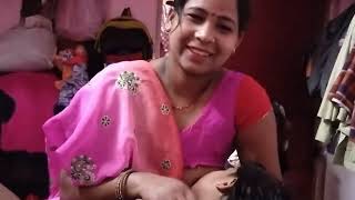 Desi Indian Breastfeeding Rani | Village Vlogs | New Breastfeeding Video