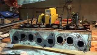 Repairing the MF 35 Cylinder head with cold magic metal