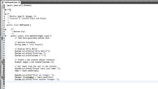 JAVA For Beginners 3: Console Input \u0026 Console Output