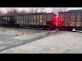 csx coal train with seaboard air line heritage unit mount airy md 12 21 2024 @davidmaust1415