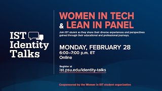 Identity Talks - Women in Tech/Lean In Panel with WIST