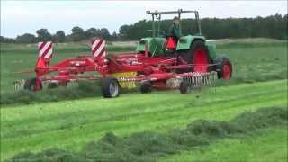 Grasharken met Fendt 103 S \u0026 Vicon sprintmaster + Fendt 104 S \u0026 Pottinger TOP 660