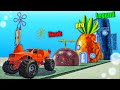 Testing Spongebob Cars vs MASSIVE Speedbumps in GTA 5