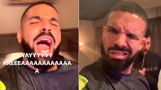 Drake ALL HYPE After Raptors Win Game 4! Trolls With His OWN Bay Area-Inspired S