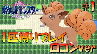 【ポケモンクリスタル】ジョウトのトレーナーに初代ポケモンの強さをわからせてやった。ポケモン1匹縛りプレイ!! ロコンきみに決めた！part 1【ゲーム実況】【縛りプレイ】