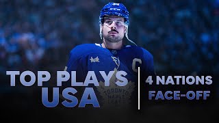 🇺🇸 Top Plays from USA | 4 Nations Face-Off | 2024-25 NHL Season 🇺🇸