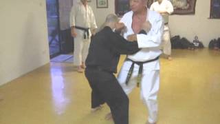 Tom Hill's Karate Dojo; Ashi Barai; foot sweep practise & application