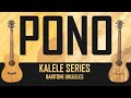 Pono Kalale Series Mango and Mahogany Baritone Ukulele Demo