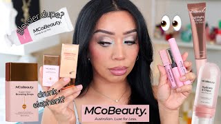 Testing VIRAL DRUGSTORE MAKEUP DUPES By MCo Beauty 👀