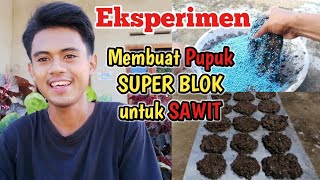 Zakaria Sidik Eksperimen Membuat Pupuk Super Blok Untuk Kebun Kelapa Sawit nya