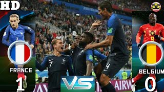 #Highlights, France vs Belgium, 2018 FIFA World Cup Semi Final, Straight From Saint Petersburg Stdm