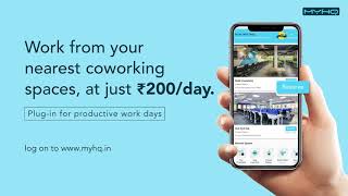 Introducing myHQ Flexi Pass in Bangalore | Coworking Spaces at ₹200/day