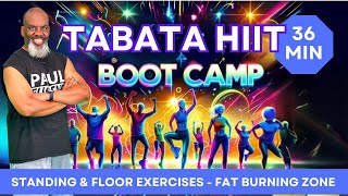 36 Min Boot Camp Tabata HIIT Challenge Fat Burning Zone