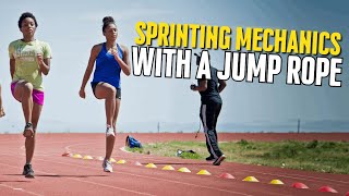 SPRINTING MECHANICS WITH A JUMP ROPE