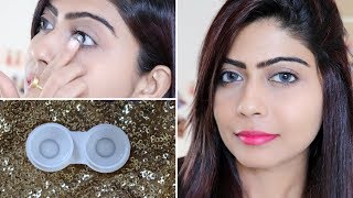 How to wear Contact Lens with Tips| Easy way | Rinkal Soni