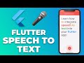 Flutter Speech to Text App Tutorial | Voice Recognition