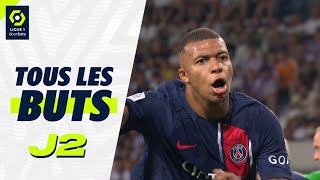 Tous les buts de la 2ème journée - Ligue 1 Uber Eats / 2023-2024