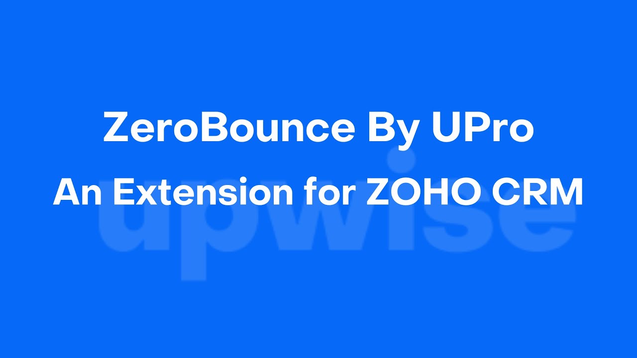 Zerobounce Extension By Upro User Guide Youtube Zerobounce Extension By Upro User Guide Youtube
