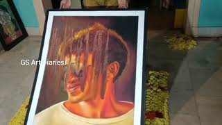 Appu Art _ Punith Rajkumar Rangoli Art #short #shorts #shortvideo #punithrajkumar