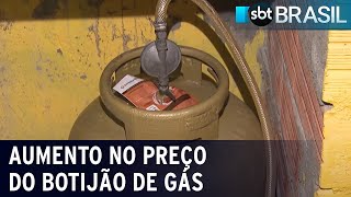 Aumento no preço do gás de cozinha muda hábitos de consumidores | SBT Brasil (16/03/22)