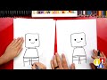 how to draw a lego person