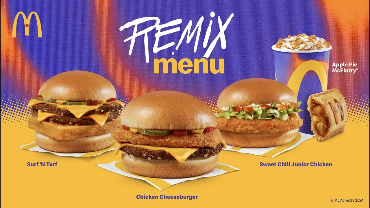 NEW! McDonald's REMIX Menu [ LIMITED TIME ] April 2024 - YouTube