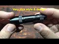 fenix e12 v3.0 edc flashlight kit review sporting the luminus sst20 led 200 lumens