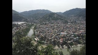 Aerial view of Mandi City - Himachal Pradesh