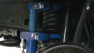 Euro Portable Hydraulic Strut Spring Compressor On Car Tool Test