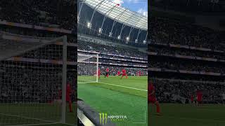 Cool pitchside angle of Harry Kane's winner against Brighton | MONSTER CAM