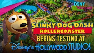 Slinky Dog Dash Rollercoaster Begins Testing at Disney's Hollywood Studios - Disney News - 9/24/17
