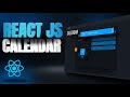 React Tutorial: Creating a Fully Functional Calendar App with React
