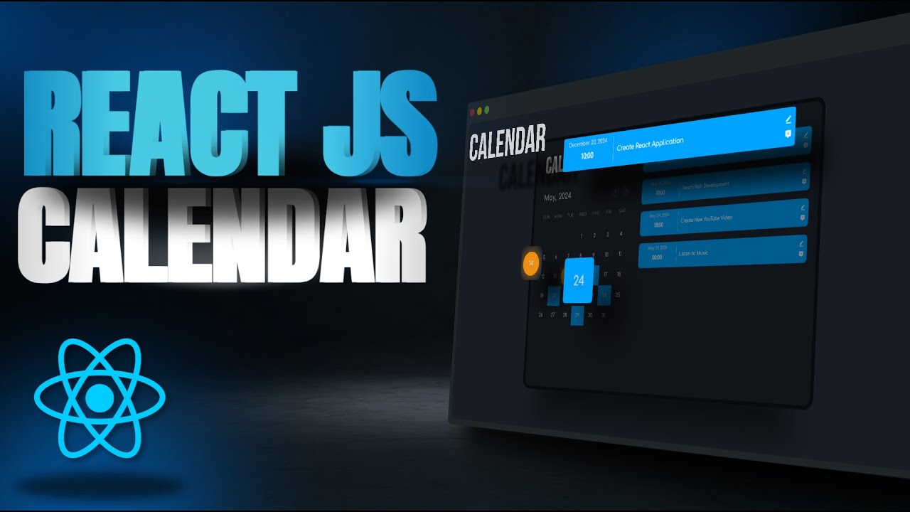 React Tutorial Creating A Fully Functional Calendar App With React