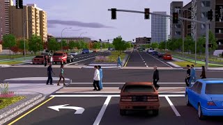 Video simulation of I-81 in Syracuse as community grid