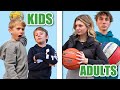 Adults vs. Kids TRICK SHOT CHALLENGE!