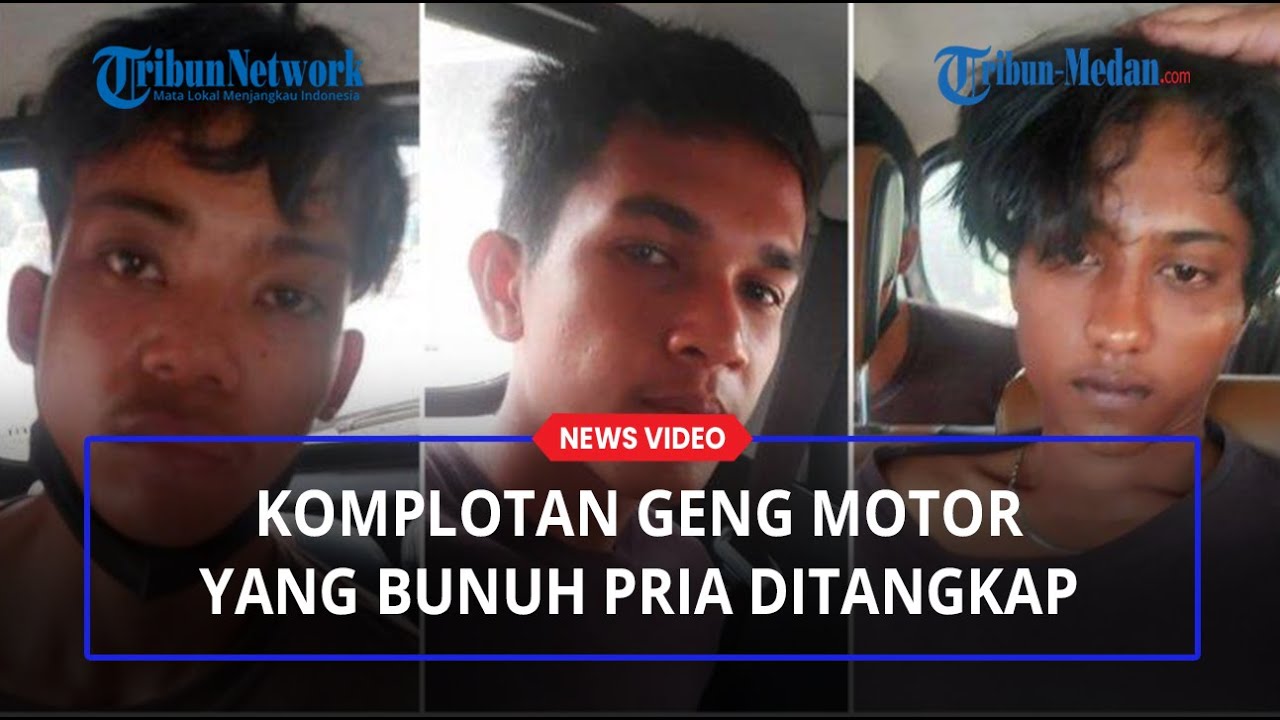 DETIK-DETIK Komplotan Geng Motor Yang Bunuh Pria Di Depan Anak Dan ...