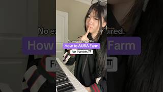 How to AURA FARM on piano 😈 #piano #aura #ohio #brainrot #memes #funny #shorts #fyp #donnermusic