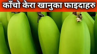 काँचो केरा खानुका फाइदाहरु | Benefit Of Eating Raw Banana In Nepali