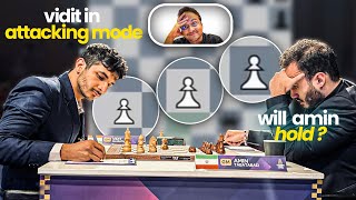 When Vidit Gujrathi goes all out for a win | Vidit vs Tabatabaei | Chennai Grand Masters 2024