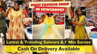 ➡️💥 [ COD Available ] Latest Sowcarpet Dresses | Shree Boutique Sowcarpet | Priya Just know fashion