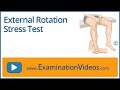 External Rotation Stress Test