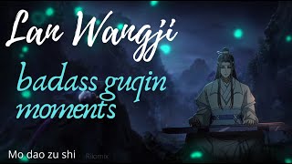 Lan Wangji badass guqin moments (compilation of Lan Zhan quqin plays) MDZS (season 1, 2)