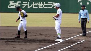 【センバツ注目】 2018.11.3 高校野球 米子東 4番 福島悠高君 【バッティング】