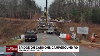 Getting Answers: Bridge on Cannons Campground Road in Spartanburg Co.