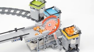 レゴ玉運び装置アダプティブクルーズコントロール Lego GBC module: Cars with adaptive cruise control
